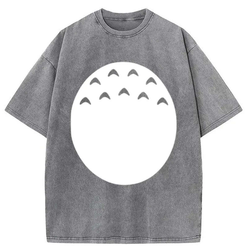 Tokyo-Assassin Soft And Cute Belly Washed T-Shirt-Tokyo-Assassin