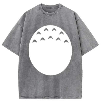 Tokyo-Assassin Soft And Cute Belly Washed T-Shirt-Tokyo-Assassin