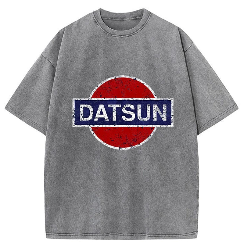 Tokyo-Assassin Datsun Vintage Car Washed T-Shirt