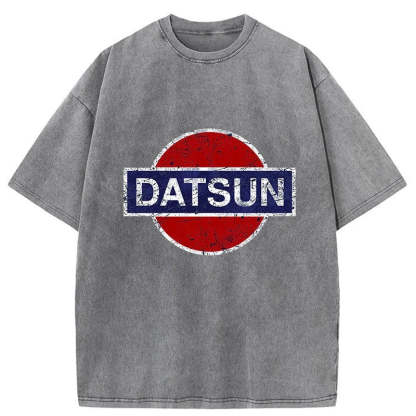Tokyo-Assassin Datsun Vintage Car Washed T-Shirt