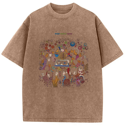 Tokyo-Assassin Artistic Creation Japanese Inspired Washed T-Shirt-Tokyo-Assassin