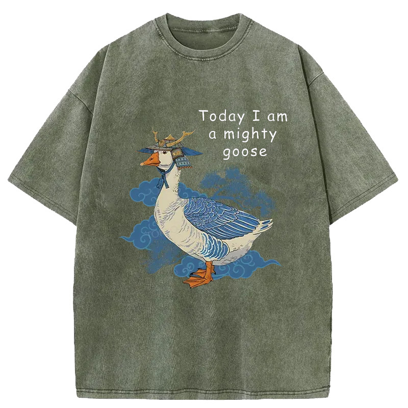 Tokyo-Assassin Mighty Goose Washed T-Shirt-Tokyo-Assassin