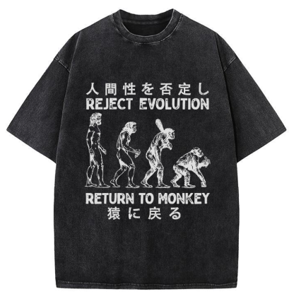 Tokyo-Assassin Return To Monkey Washed T-Shirt-Tokyo-Assassin