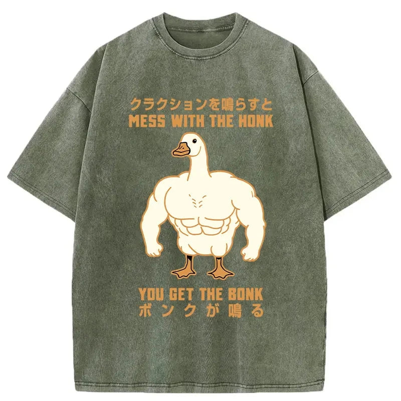 Tokyo-Assassin Strong Goose Japanese Washed T-Shirt