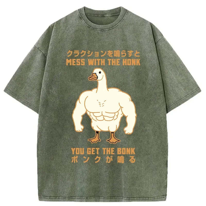 Tokyo-Assassin Strong Goose Japanese Washed T-Shirt