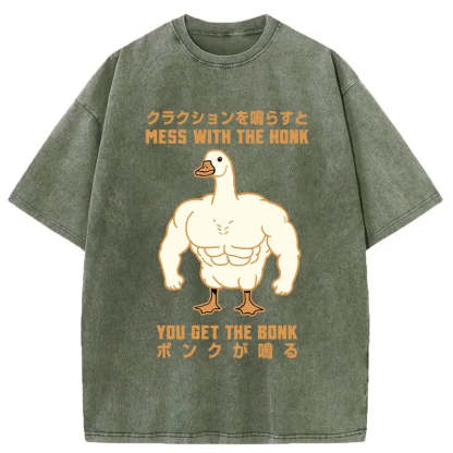 Tokyo-Assassin Strong Goose Japanese Washed T-Shirt