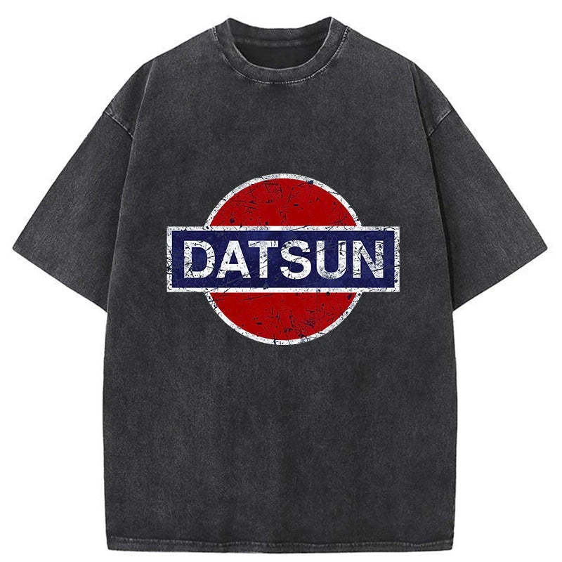 Tokyo-Assassin Datsun Vintage Car Washed T-Shirt