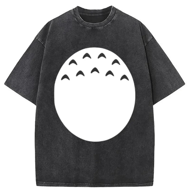 Tokyo-Assassin Soft And Cute Belly Washed T-Shirt-Tokyo-Assassin