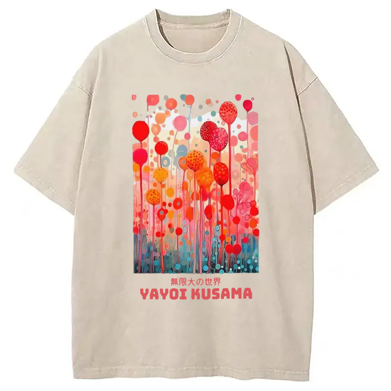 Tokyo-Assassin Artistic Creation Japanese Art Washed T-Shirt-Tokyo-Assassin