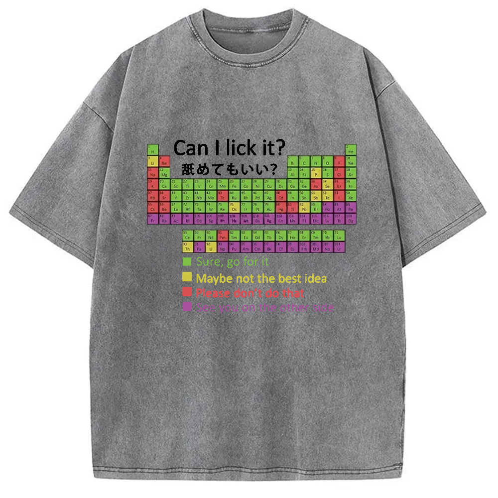 Tokyo-Assassin Can I Lick It Washed T-Shirt-Tokyo-Assassin