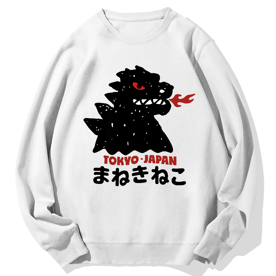 Lucky Monster Geek Cotton Sweatshirt