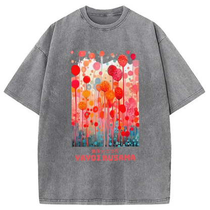 Tokyo-Assassin Artistic Creation Japanese Art Washed T-Shirt-Tokyo-Assassin