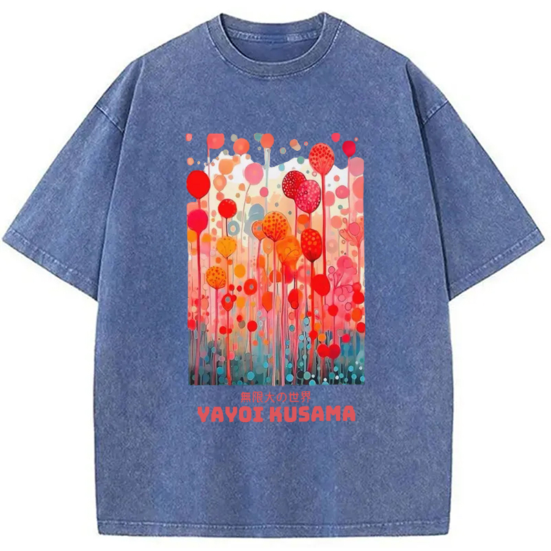 Tokyo-Assassin Artistic Creation Japanese Art Washed T-Shirt-Tokyo-Assassin