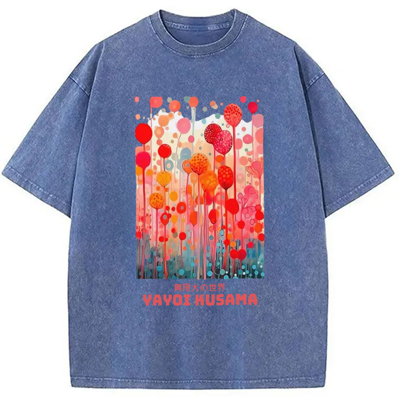 Tokyo-Assassin Artistic Creation Japanese Art Washed T-Shirt-Tokyo-Assassin