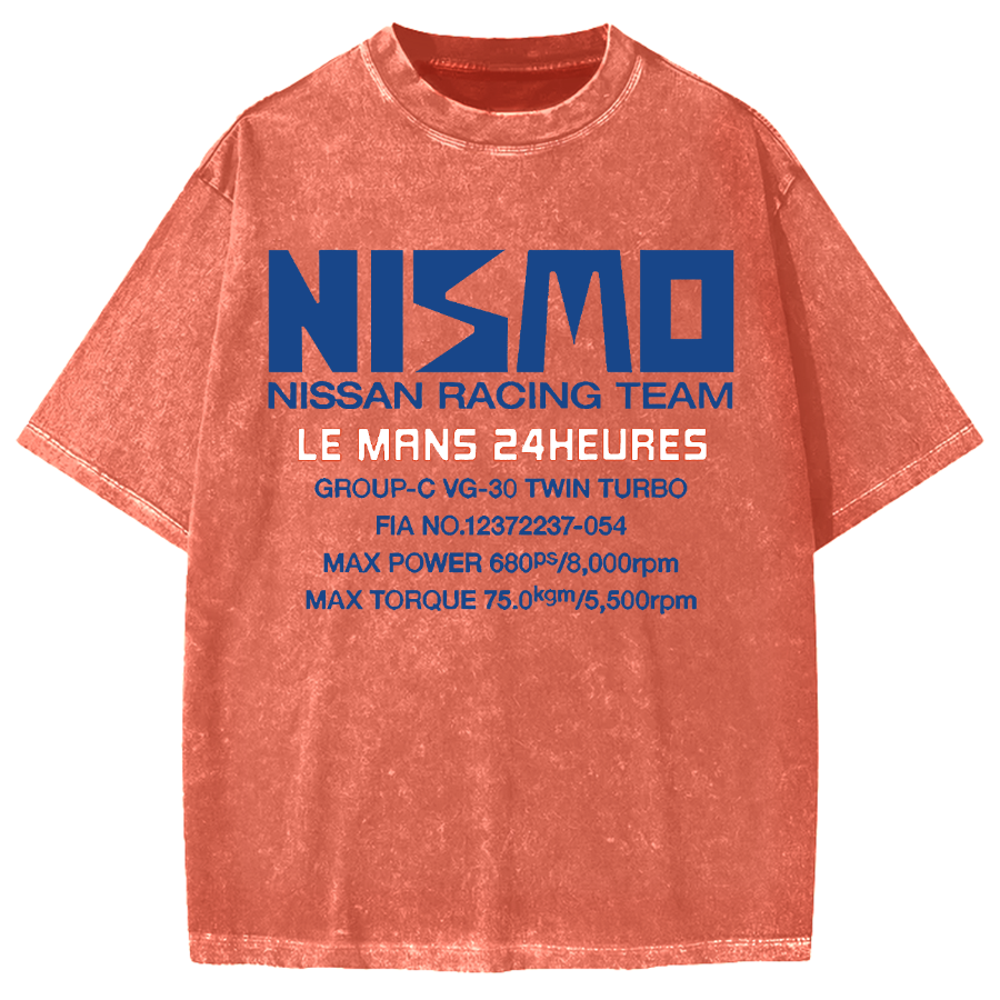 Nismo Nissan Racing Team Vintage Washed T-shirt