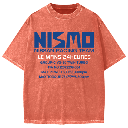 Nismo Nissan Racing Team Vintage Washed T-shirt