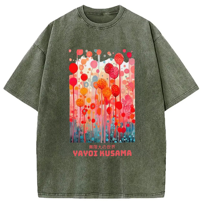 Tokyo-Assassin Artistic Creation Japanese Art Washed T-Shirt-Tokyo-Assassin