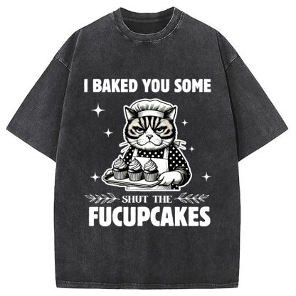 Tokyo-Assassin I Breakd You Some Pucupcakes Washed T-Shirt-Tokyo Assassin