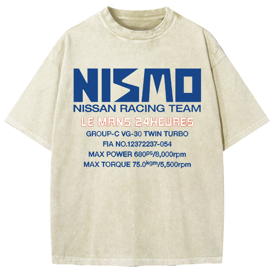 Nismo Nissan Racing Team Vintage Washed T-shirt
