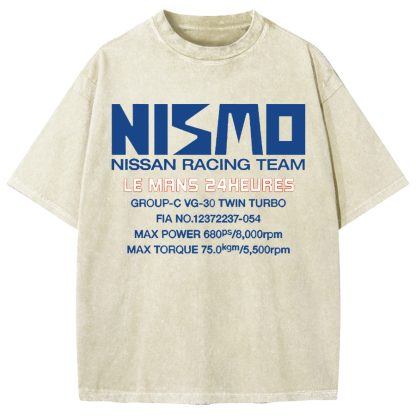 Nismo Nissan Racing Team Vintage Washed T-shirt