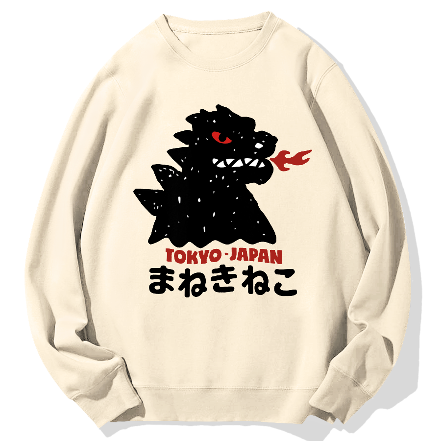 Lucky Monster Geek Cotton Sweatshirt