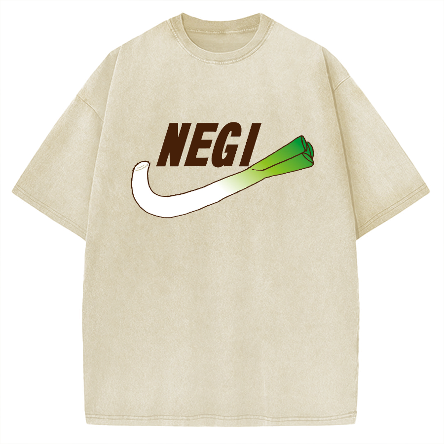 Negi Spring onion Vintage Washed T-shirt