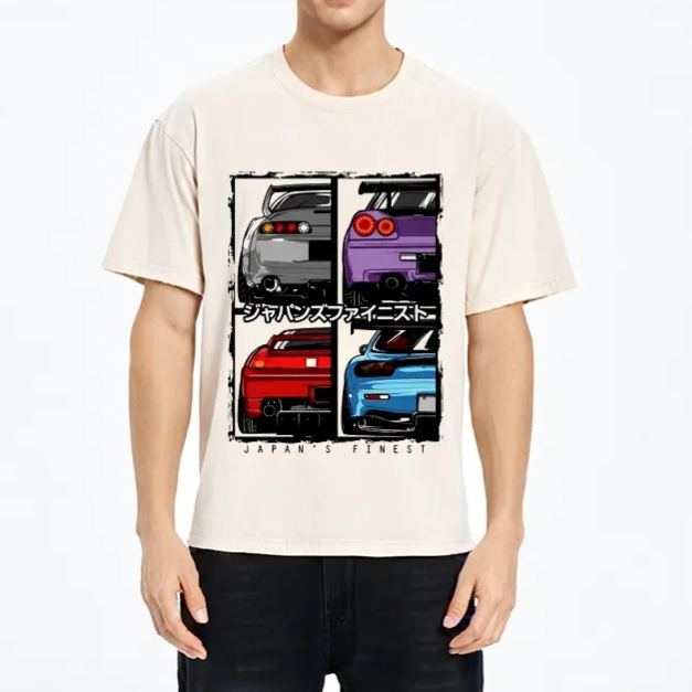 Tokyo-Assassin Japanese Car Washed T-Shirt-Tokyo Assassin