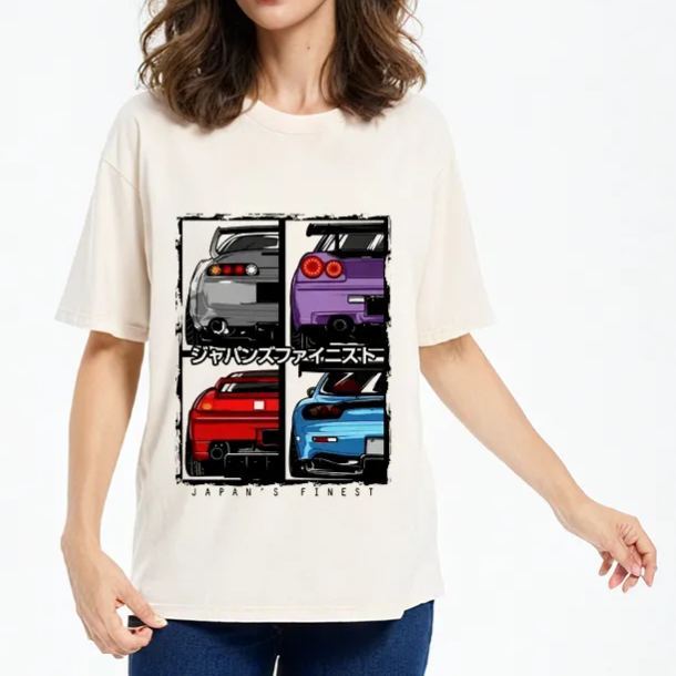 Tokyo-Assassin Japanese Car Washed T-Shirt-Tokyo Assassin