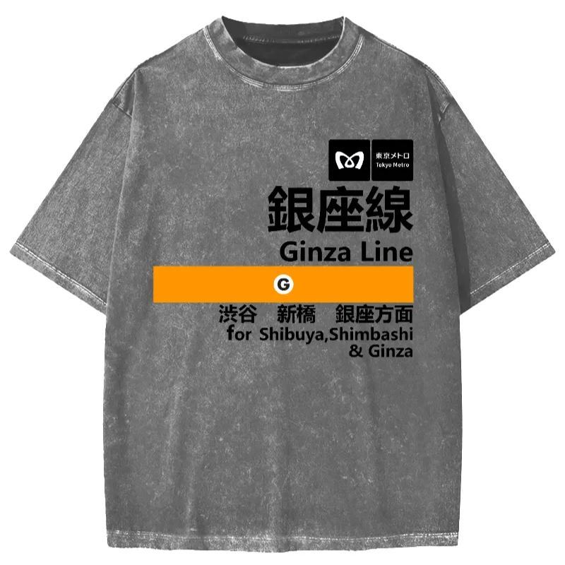 Tokyo-Assassin Ginza Line for Shibuya Vintage Washed T-shirt
