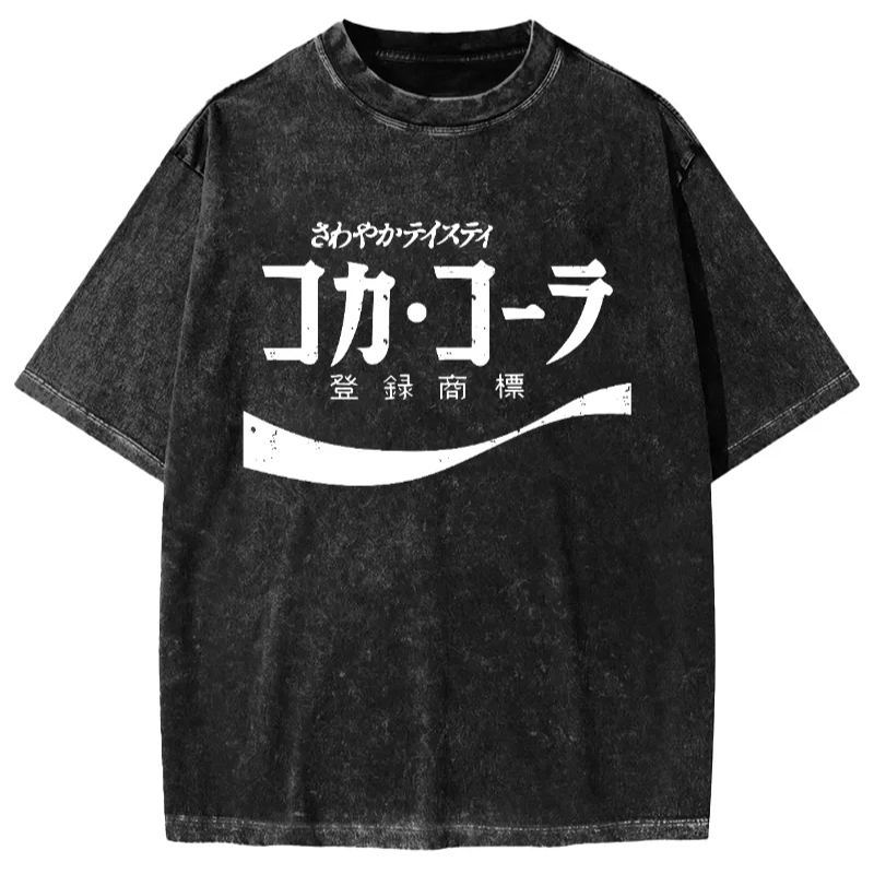 Tokyo-Assassin Japanese Cola Vintage Washed T-shirt