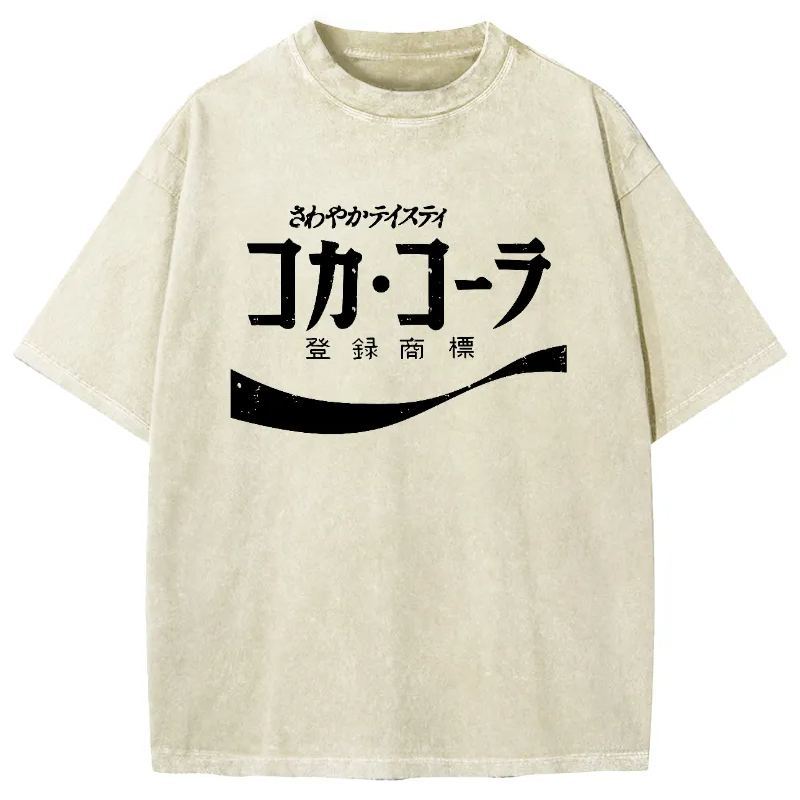 Tokyo-Assassin Japanese Cola Vintage Washed T-shirt