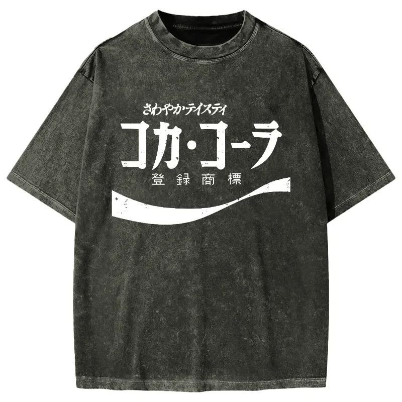 Tokyo-Assassin Japanese Cola Vintage Washed T-shirt