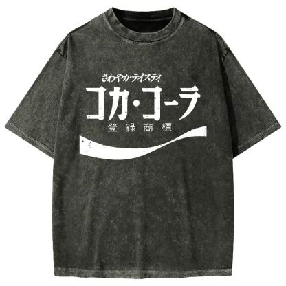 Tokyo-Assassin Japanese Cola Vintage Washed T-shirt