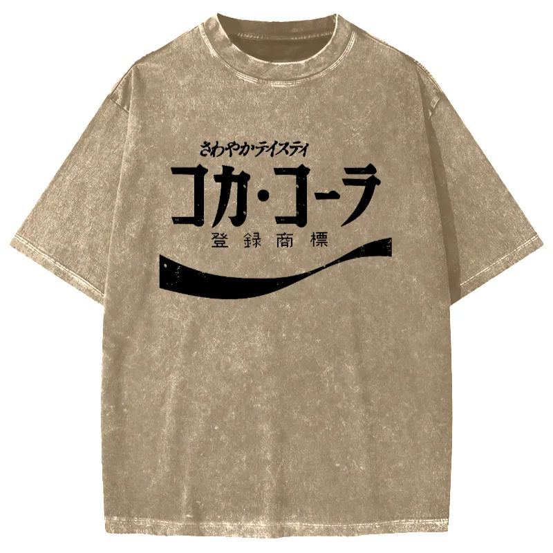 Tokyo-Assassin Japanese Cola Vintage Washed T-shirt