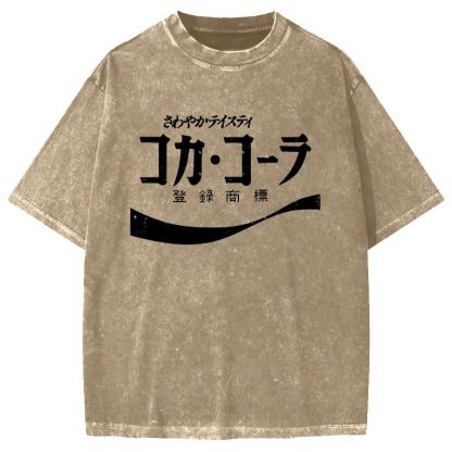 Tokyo-Assassin Japanese Cola Vintage Washed T-shirt