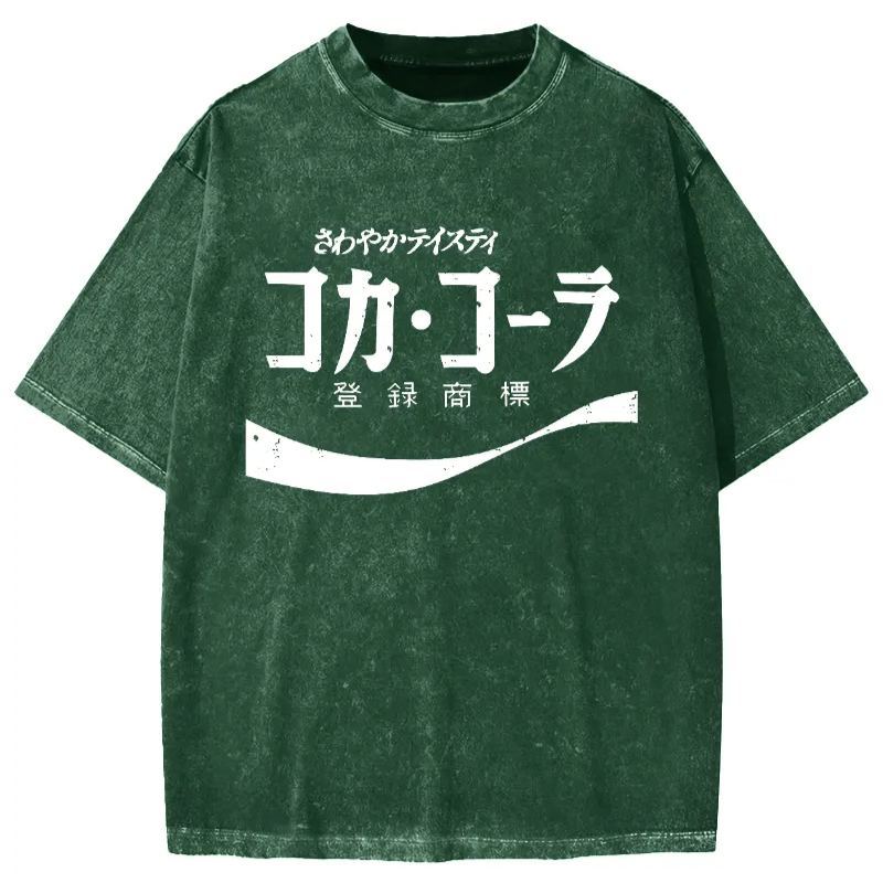 Tokyo-Assassin Japanese Cola Vintage Washed T-shirt