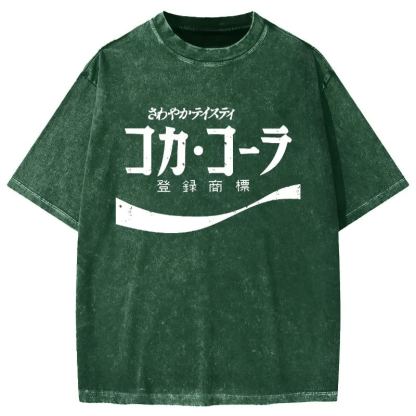 Tokyo-Assassin Japanese Cola Vintage Washed T-shirt