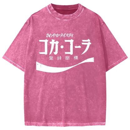 Tokyo-Assassin Japanese Cola Vintage Washed T-shirt