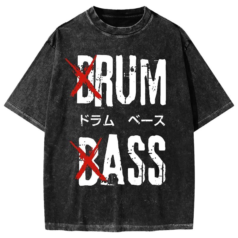 Tokyo-Assassin Funny Drum And Bass Vintage Washed T-shirt