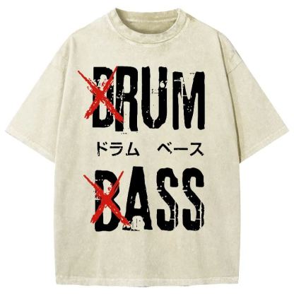 Tokyo-Assassin Funny Drum And Bass Vintage Washed T-shirt