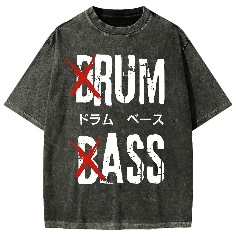 Tokyo-Assassin Funny Drum And Bass Vintage Washed T-shirt