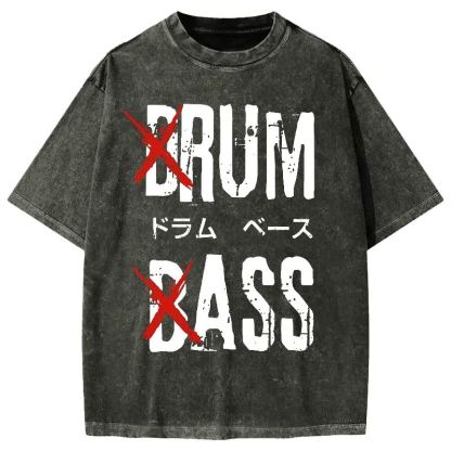 Tokyo-Assassin Funny Drum And Bass Vintage Washed T-shirt