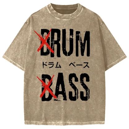 Tokyo-Assassin Funny Drum And Bass Vintage Washed T-shirt