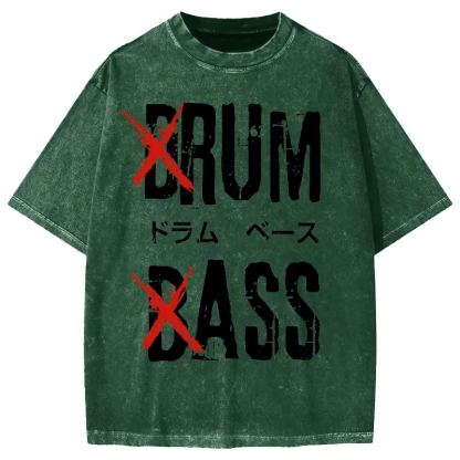 Tokyo-Assassin Funny Drum And Bass Vintage Washed T-shirt