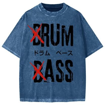 Tokyo-Assassin Funny Drum And Bass Vintage Washed T-shirt