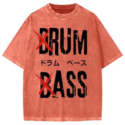 Tokyo-Assassin Funny Drum And Bass Vintage Washed T-shirt