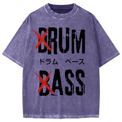 Tokyo-Assassin Funny Drum And Bass Vintage Washed T-shirt