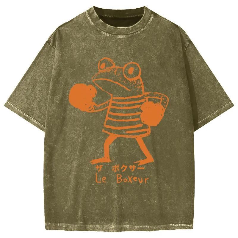 The Frog Boxer Vintage Washed T-shirt