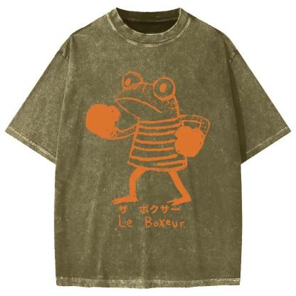 The Frog Boxer Vintage Washed T-shirt