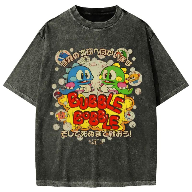Monster Paradise Japanese Vintage Washed T-shirt